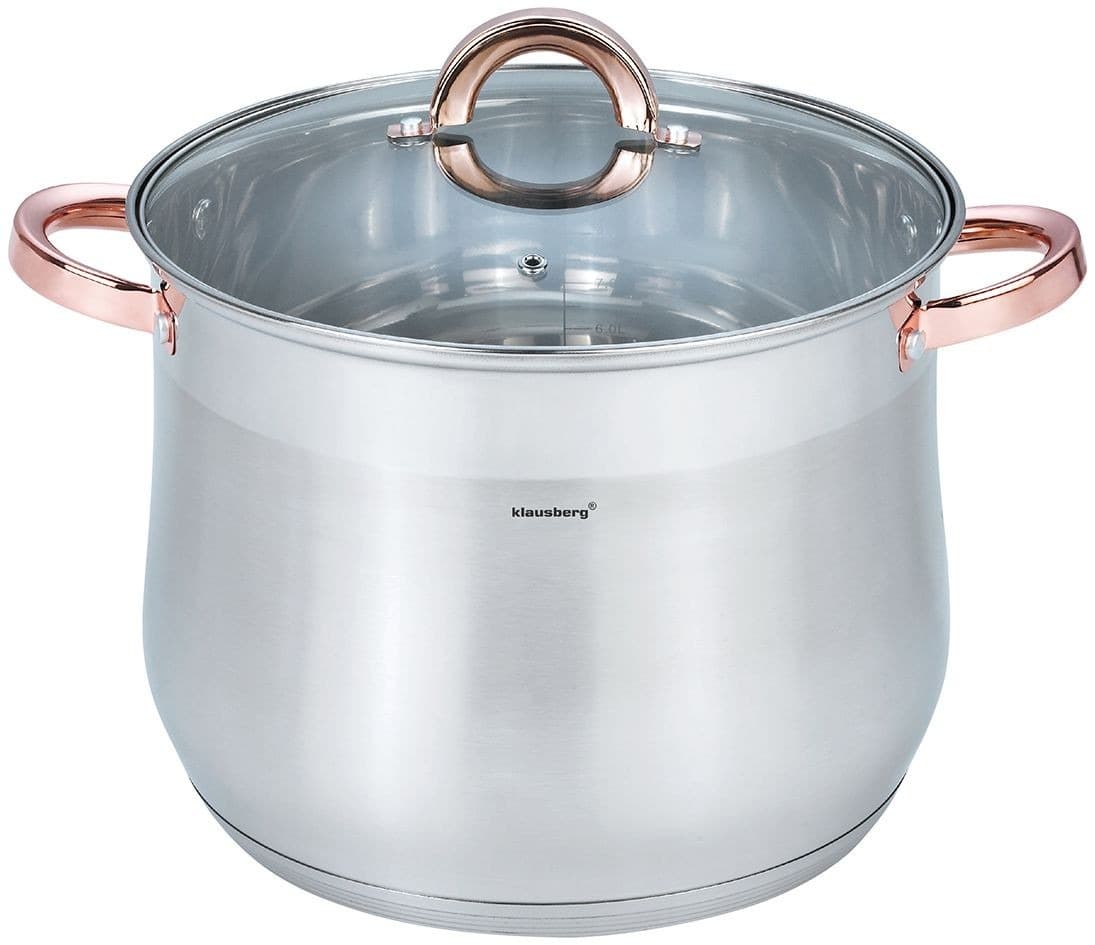 Garnek stalowy z pokrywą 10.7L Ø2 cm
