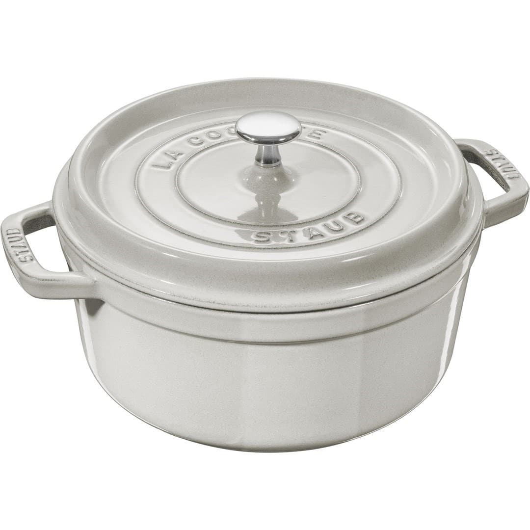 Garnek żeliwny okrągły Staub La Cocotte 3.8 l truflowy