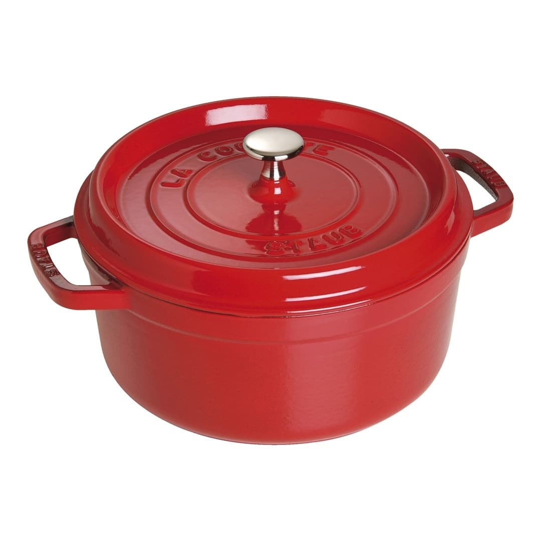 Garnek żeliwny okrągły Staub 3.8 l Czerwony
