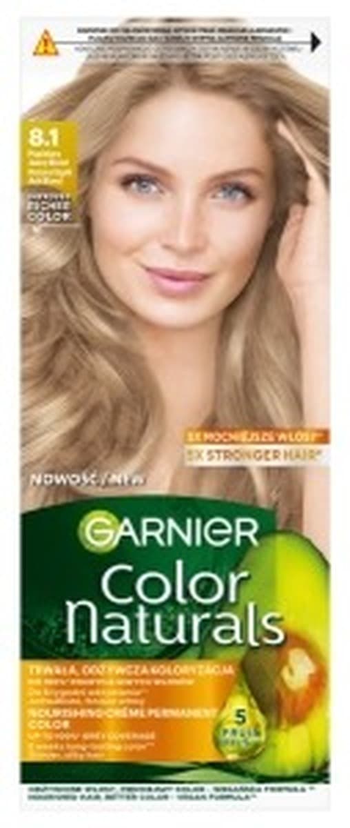 Garnier Color Naturals farba do włosów 8.1 Popielaty Jasny Blond