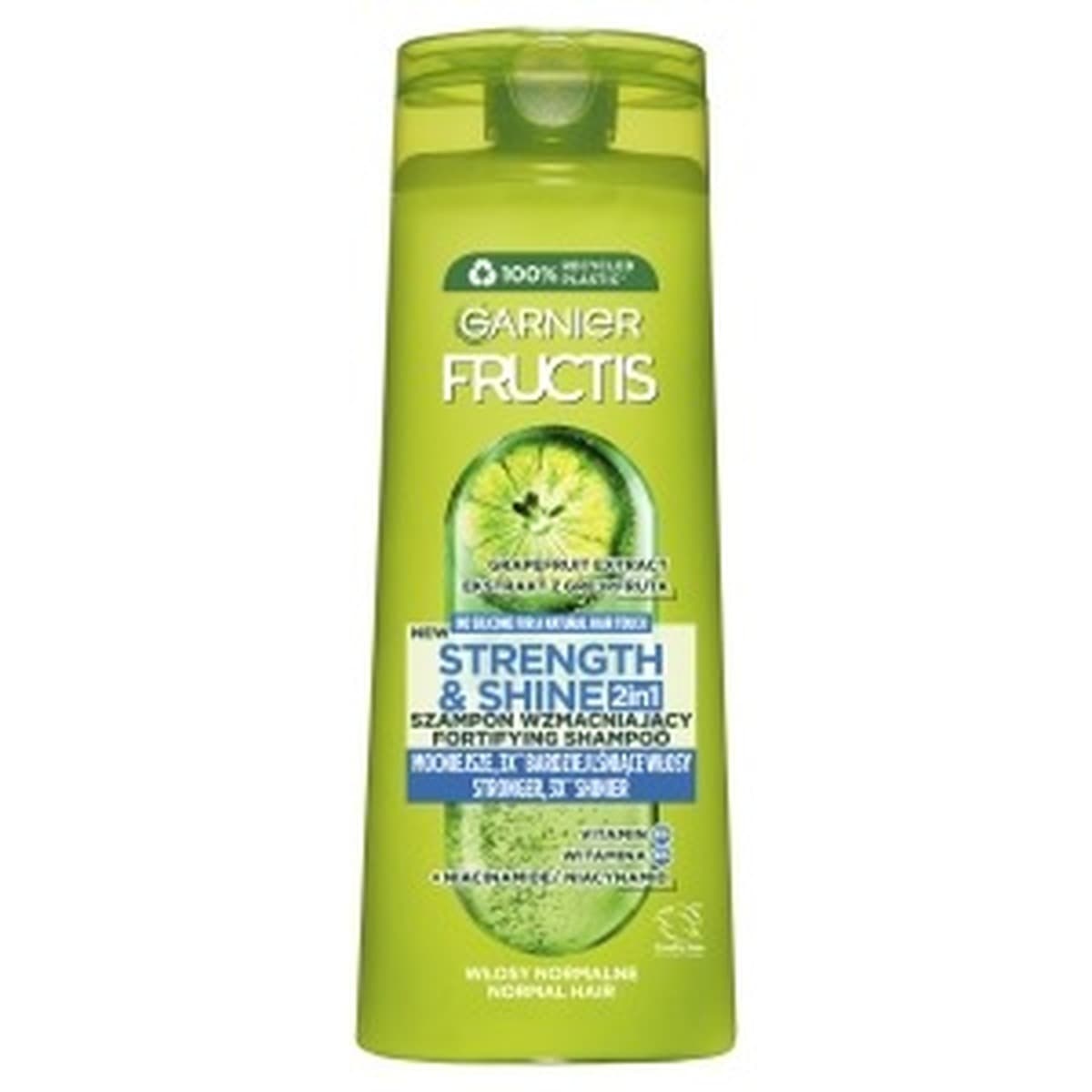 Garnier Fructis Szampon i Odżywka 2w1 do włosów osłabionych Strength & Shine 400 ml