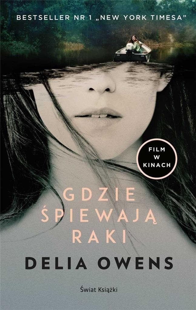 Gdzie śpiewają raki okładka filmowa wydanie Świat Książki