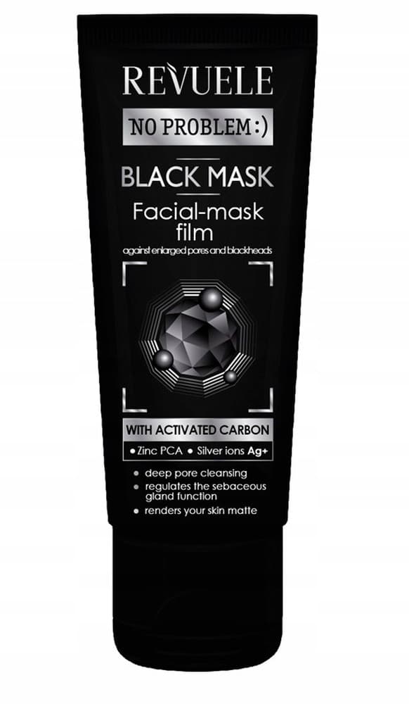 Czarna maseczka do twarzy Revuele Express Detox Black Mask 80 ml
