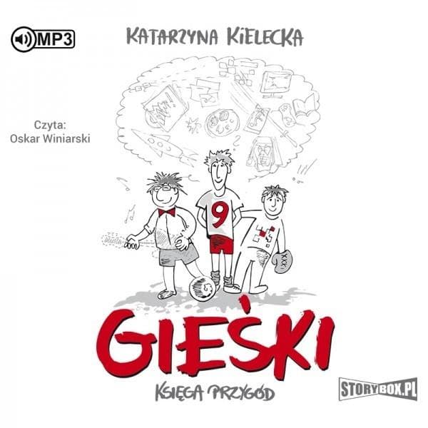 Audiobook CD MP3 z przygodami Gieśków