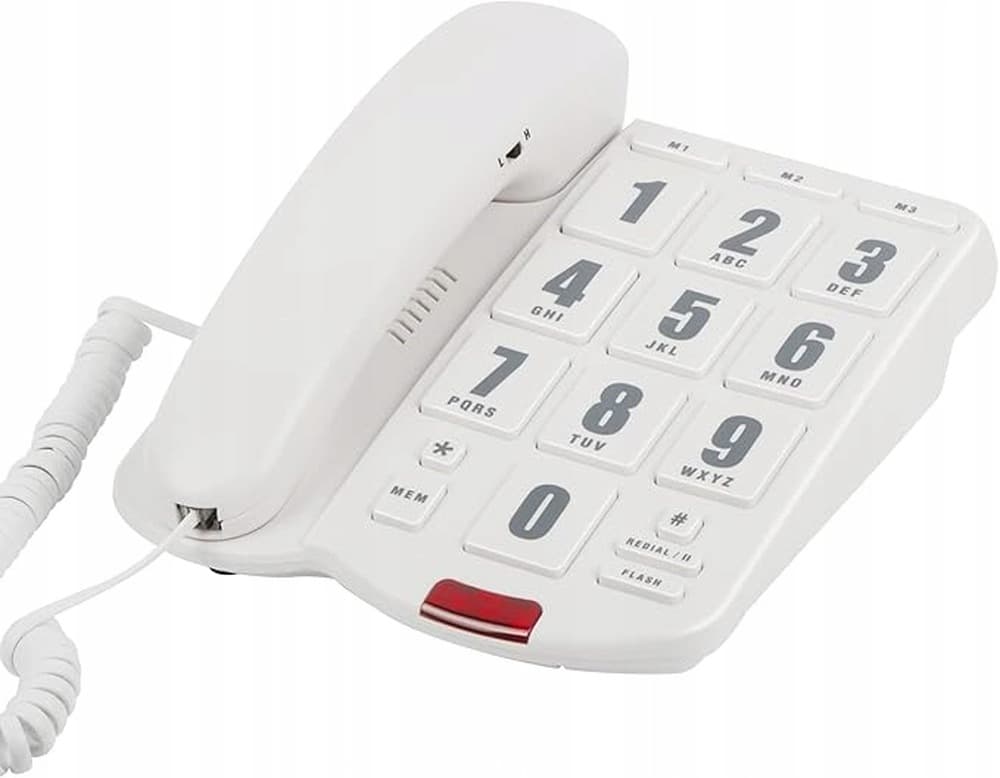 Telefon bezprzewodowy Gigaset E560 z dużymi przyciskami platynowy