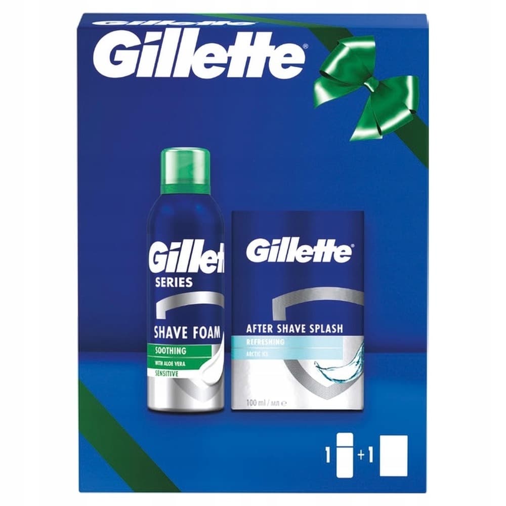 Gillette 2 zestaw pianka do golenia 200 ml i balsam po goleniu 100 ml