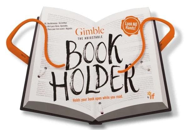 Pomarańczowy uchwyt do książki Gimble Book Holder