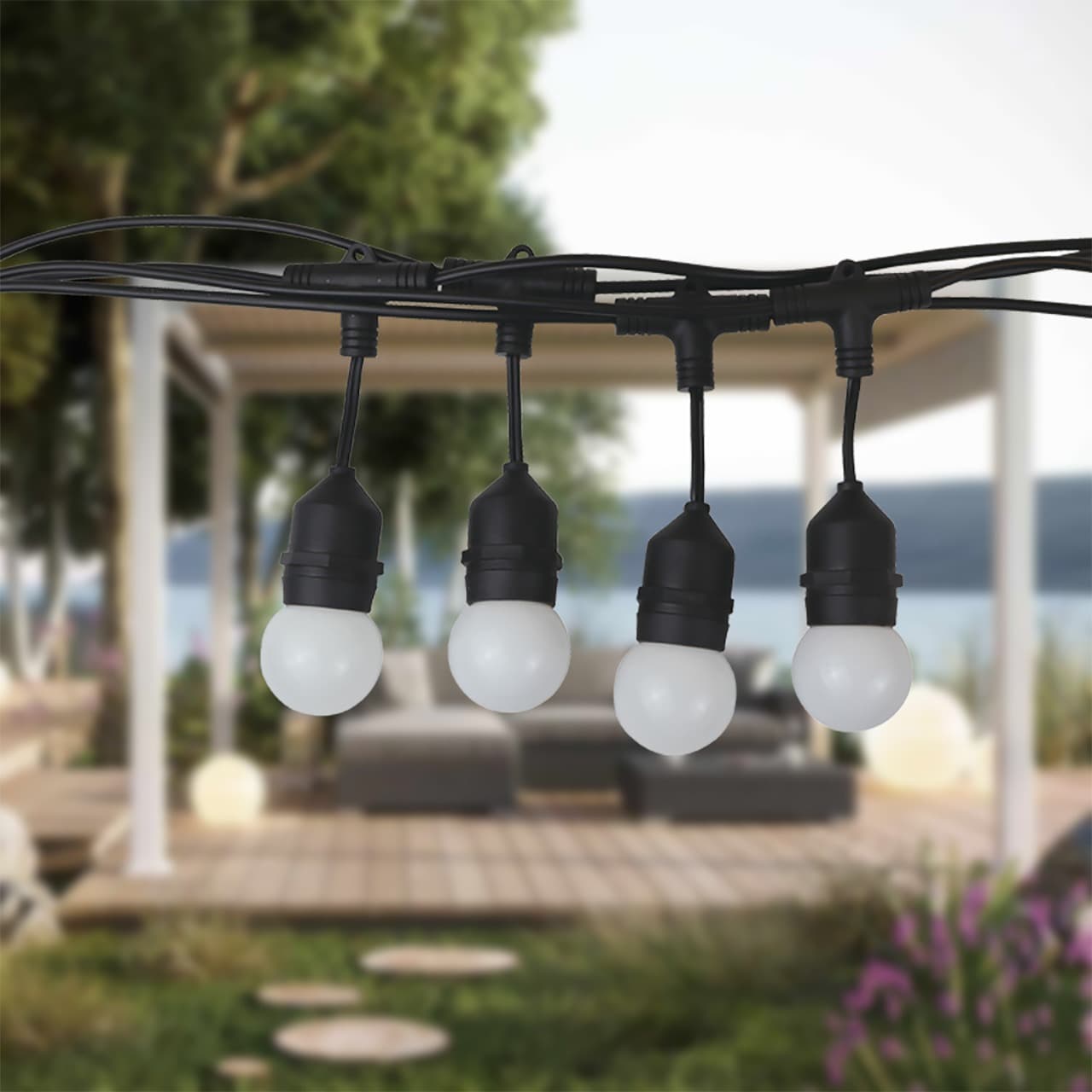 Girlanda LED 230V Kum 10 żarówek kolorowa