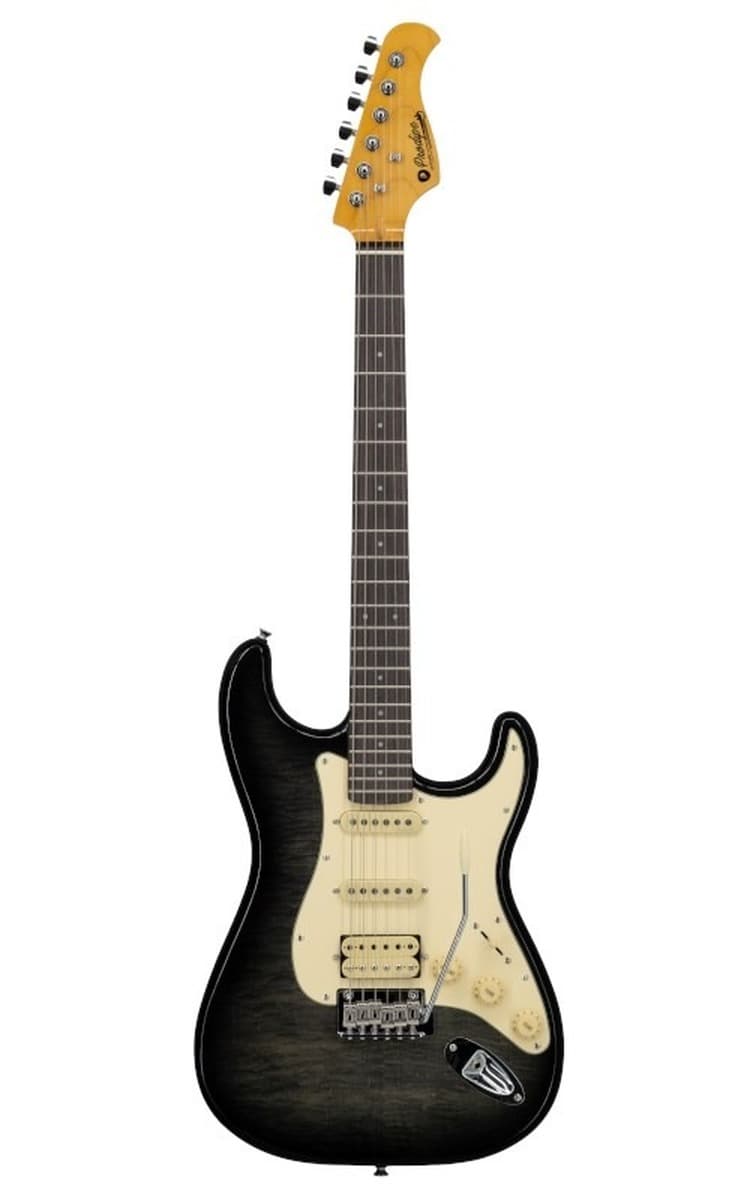 Gitara elektryczna Prodipe ST93A Trans Black typu ST