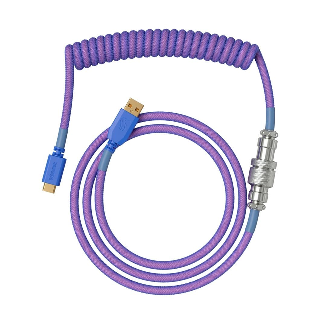 Glorious Gaming Kabel do Klawiatury/Myszy Fioletowy 1,4 m