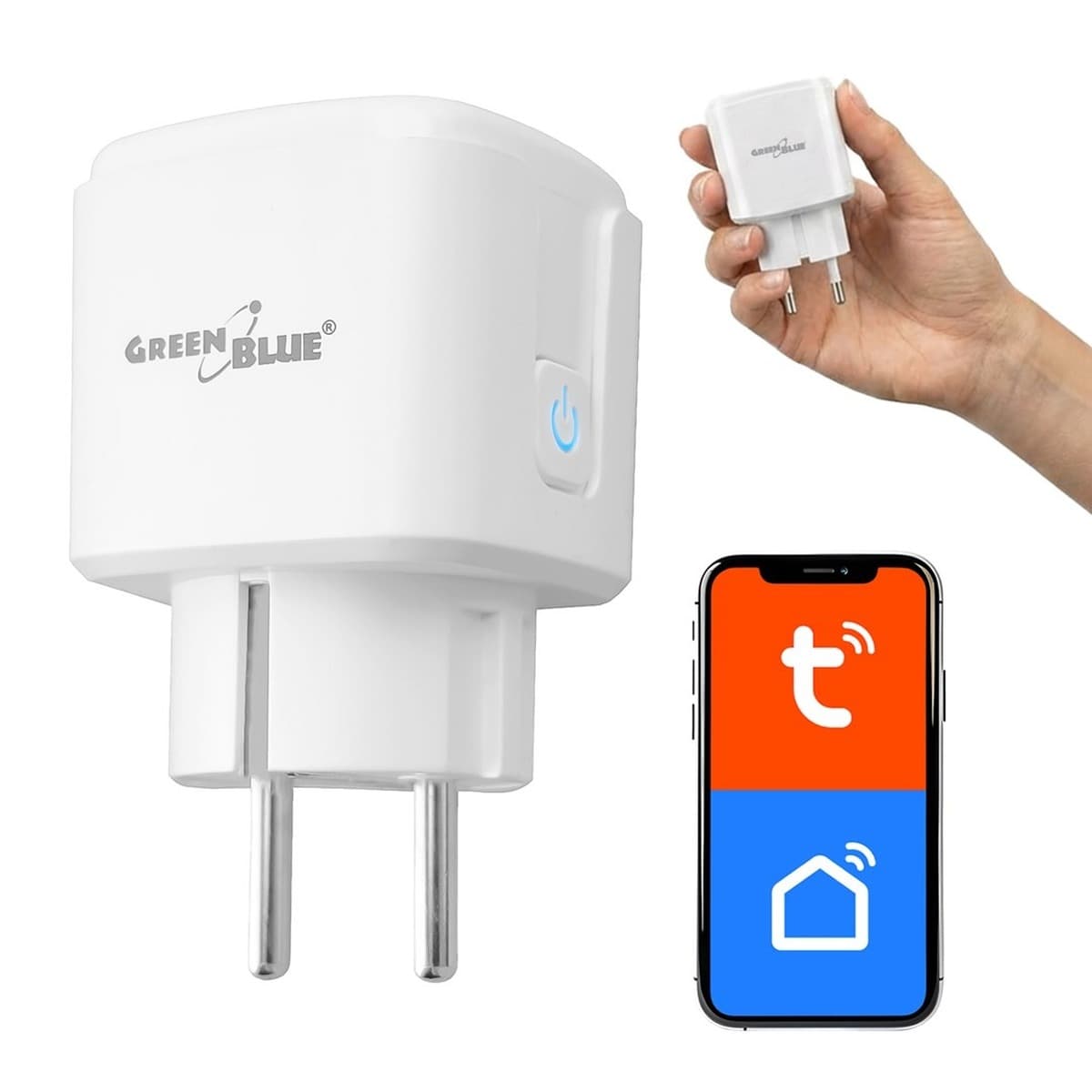 Gniazdko WiFi Greenblue GB735 z pomiarem energii 16A 3840W