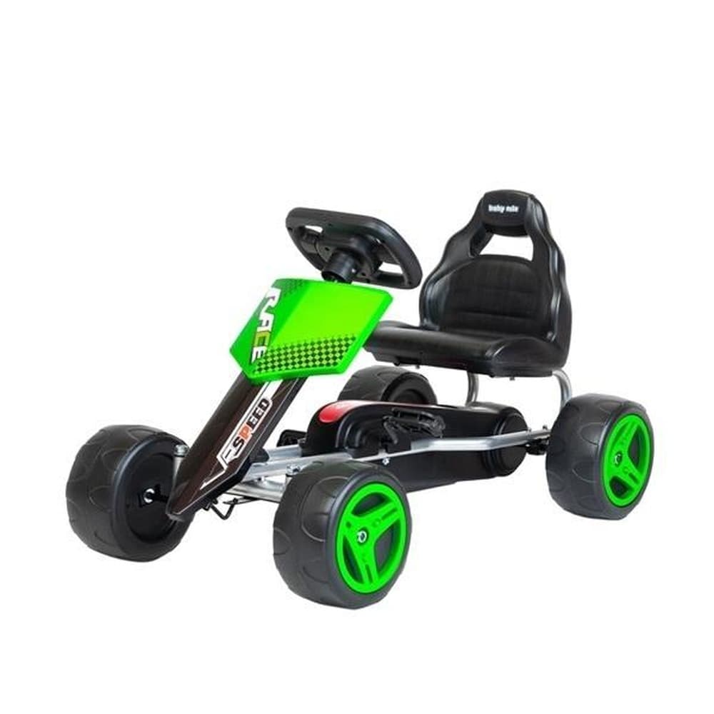 Gokart na pedały Speedy zielony dla dzieci 3-8 lat