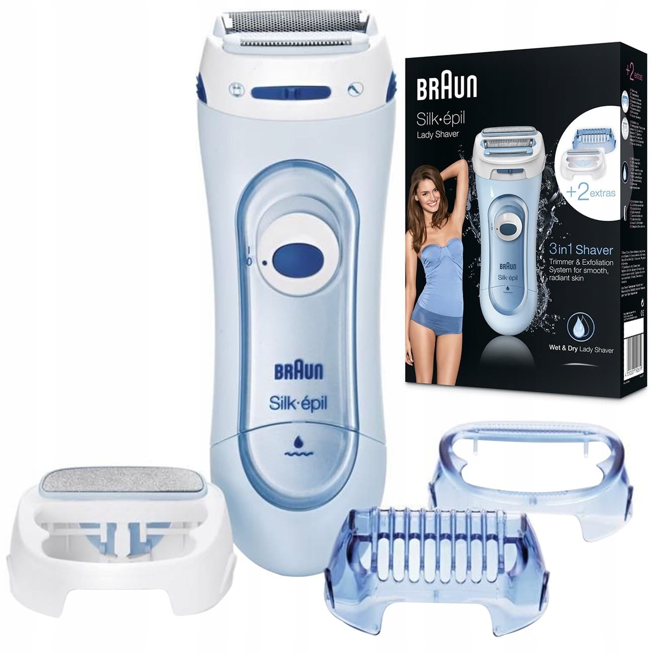 Golarka foliowa damska Braun LS 5160 niebieska