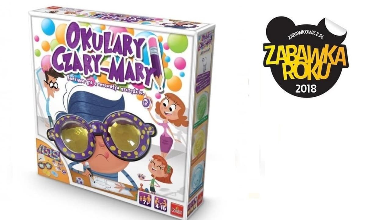 Goliath Gra rodzinna Okulary Czary Mary z zadaniami