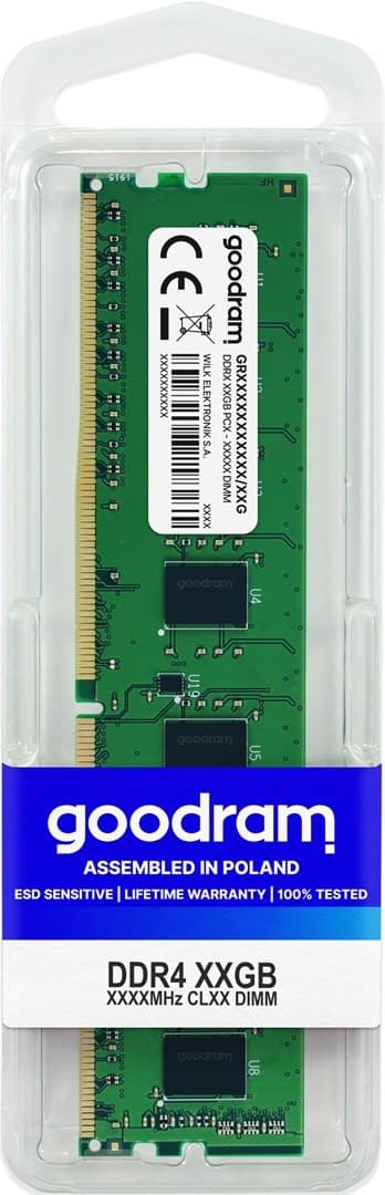 GoodRam Pamięć RAM 8GB DDR4 3200MHz CL22 PC4-25600 1024x8