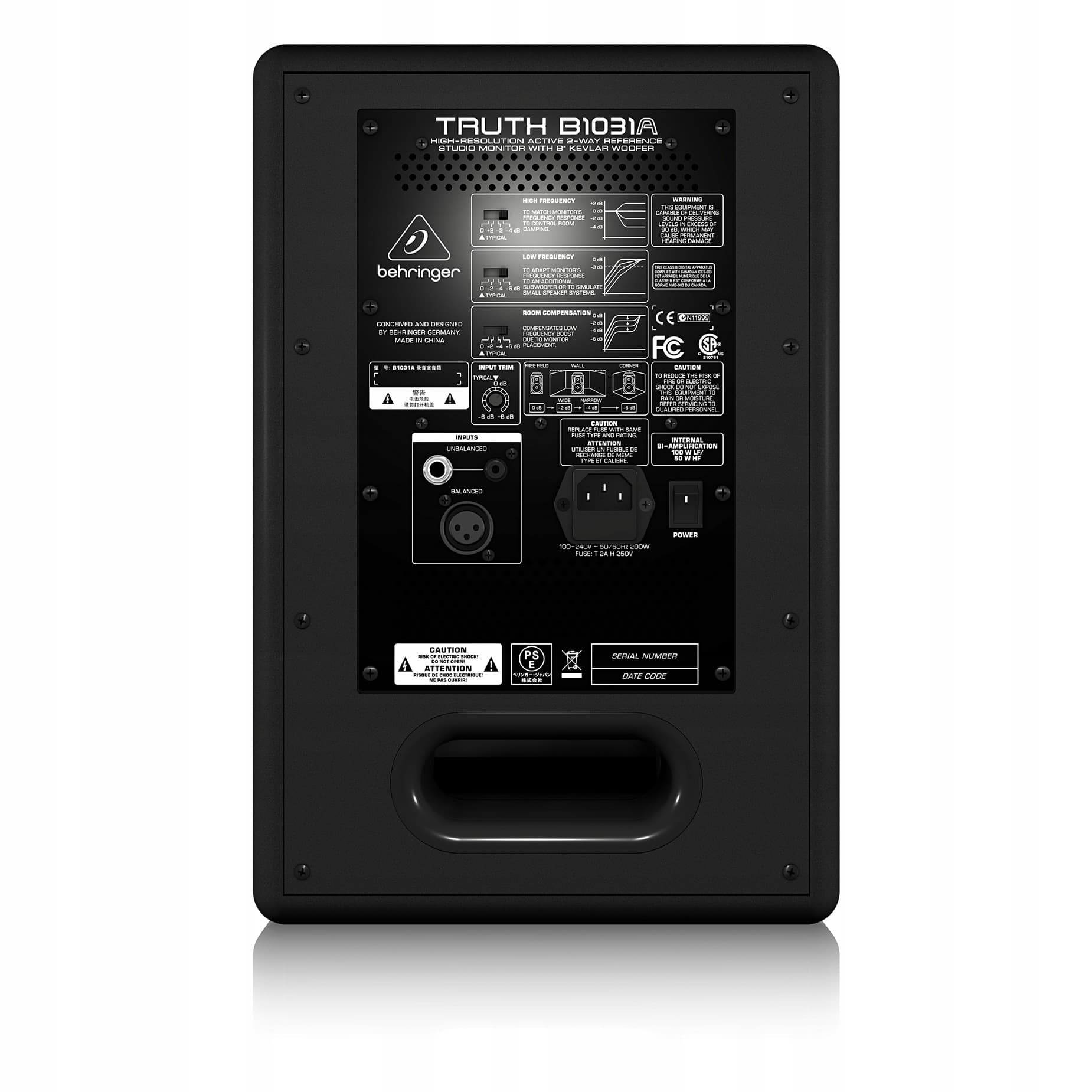 Głośnik 2-drożny Behringer Truth B1031A, 100 W