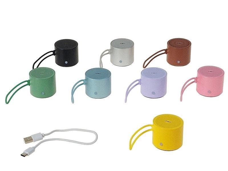 Metalowy głośnik z USB 4,6 x 4 cm