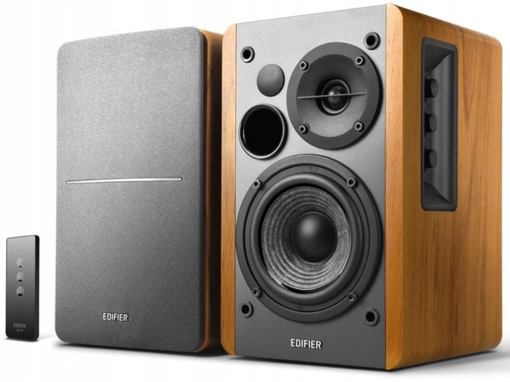 Głośniki stereo Edifier R1280DB w kolorze brązowym