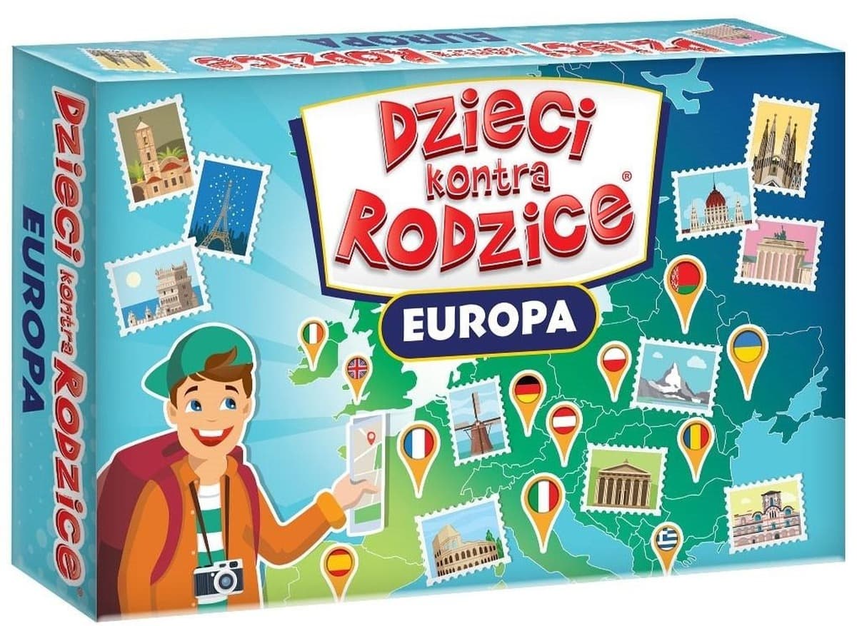 Gra Europa Dzieci kontra Rodzice Edukacyjna