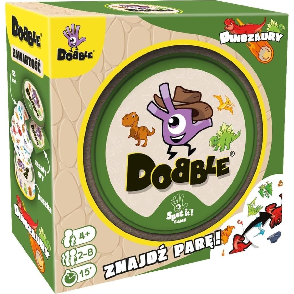 Gra Karciana Dobble Dinozaury