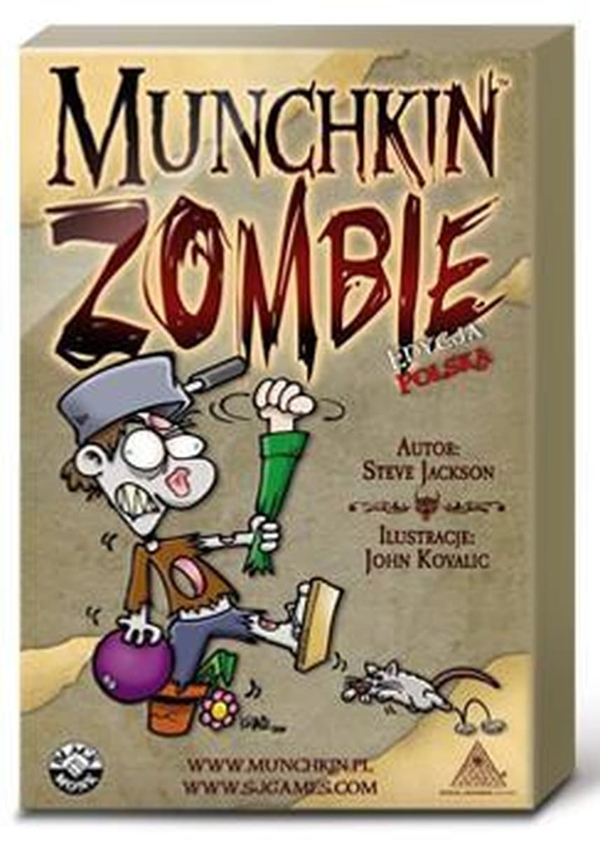 Gra karciana Munchkin Zombie Black Monk