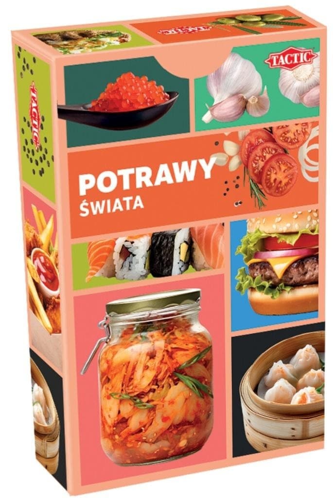 Gra karciana Potrawy Świata edukacyjna