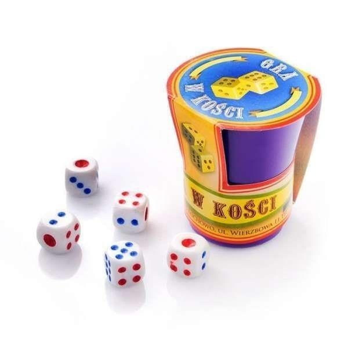 Gra Kości 1 sztuka mix kolorów
