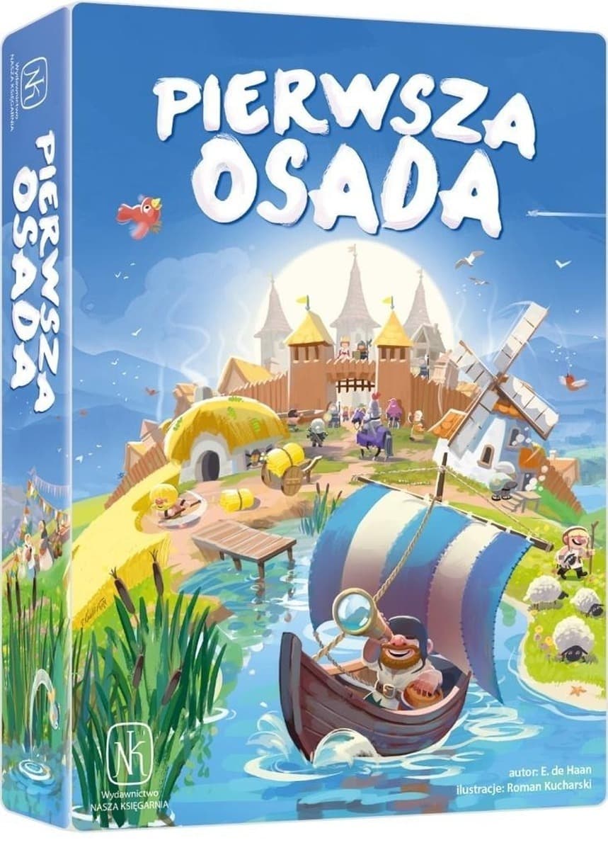 Gra Pierwsza Osada Planszowa dla 2-4 Graczy