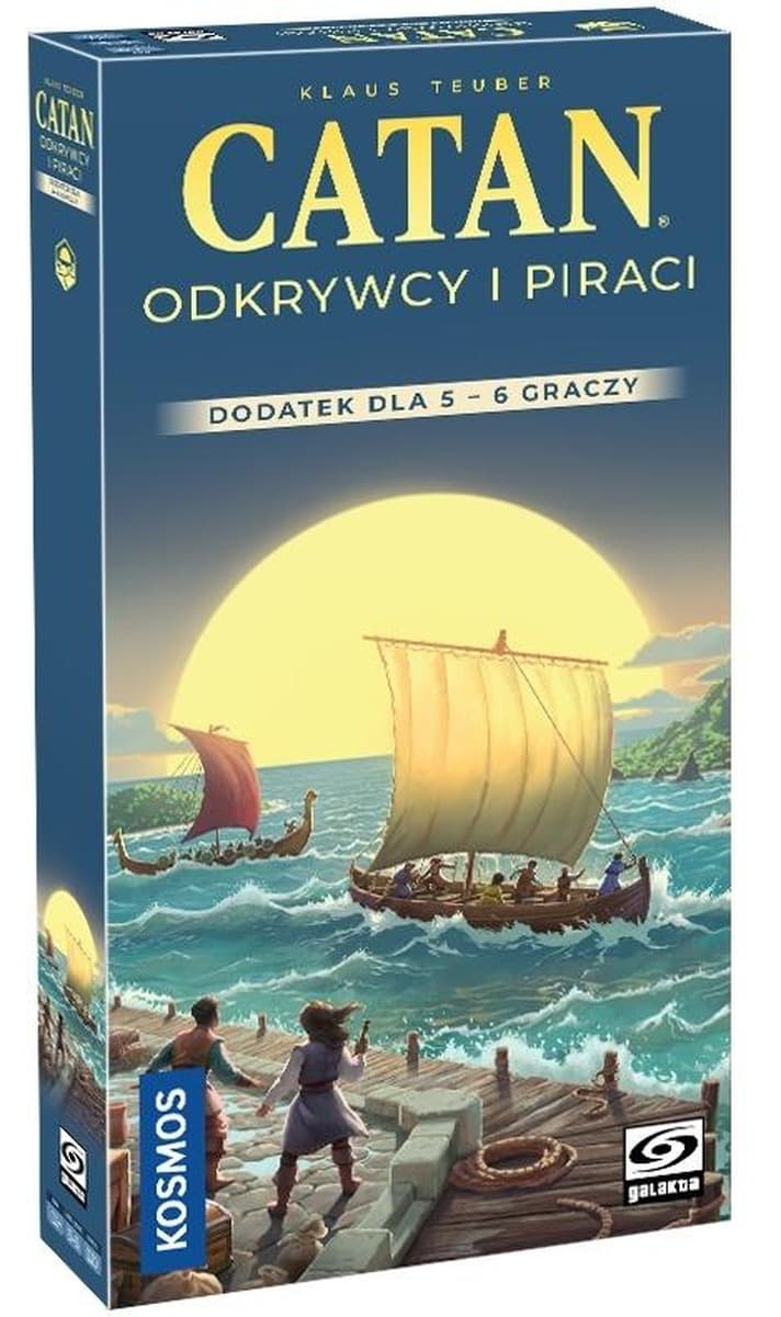 Gra planszowa Catan: Odkrywcy i Piraci Rozszerzenie dla 5-6 graczy Galakta