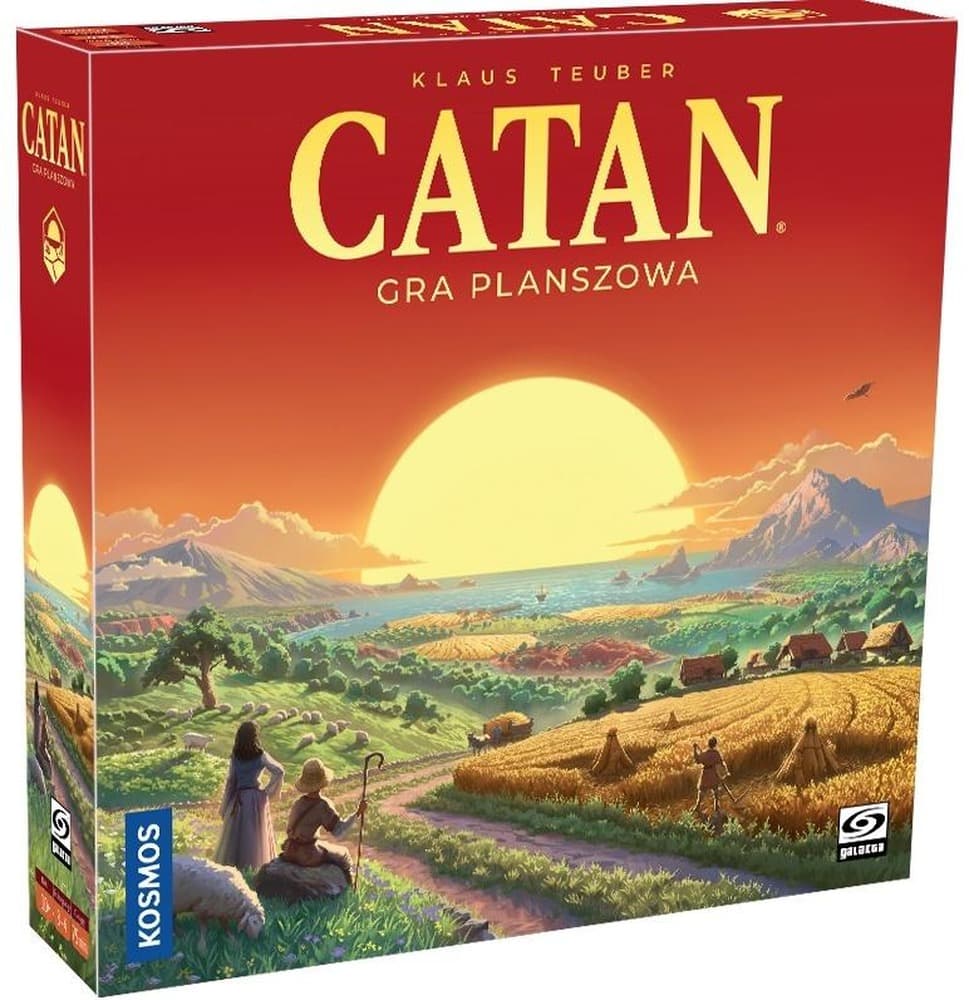 Gra planszowa Catan strategiczna dla 3-4 graczy Galakta