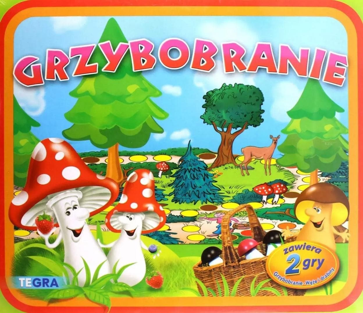 Gra planszowa Grzybobranie dla całej rodziny Tegra