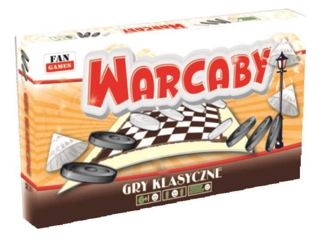 Gra planszowa Warcaby rozwijająca logiczne myślenie
