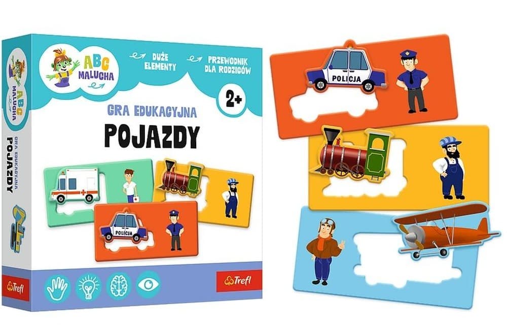 Gra Pojazdy ABC Malucha 02907