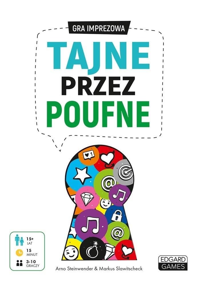 Gra towarzyska Tajne przez poufne dla 3-10 graczy Edgard Games
