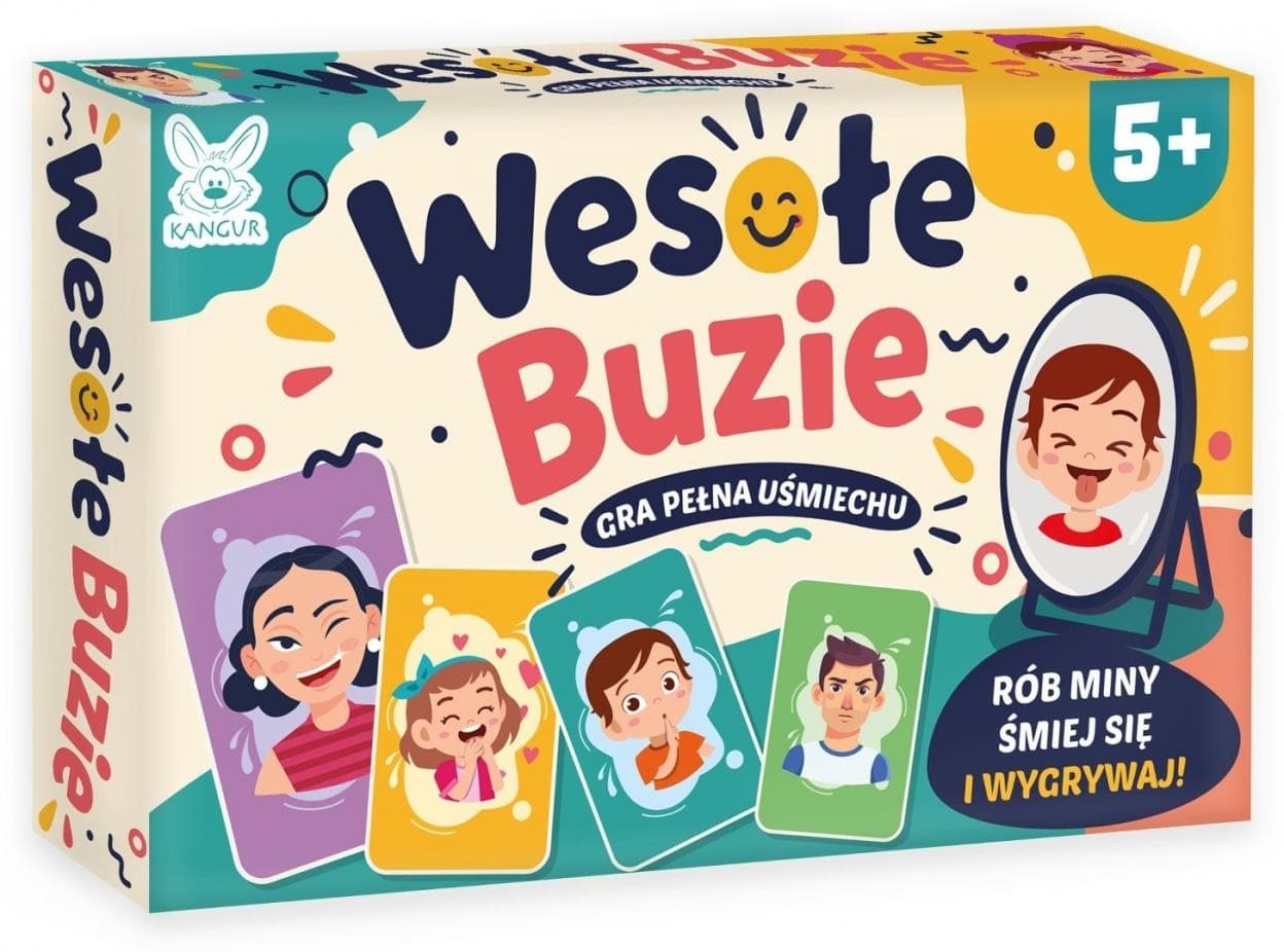 Gra towarzyska Wesołe Buzie 121x173 mm Kangur