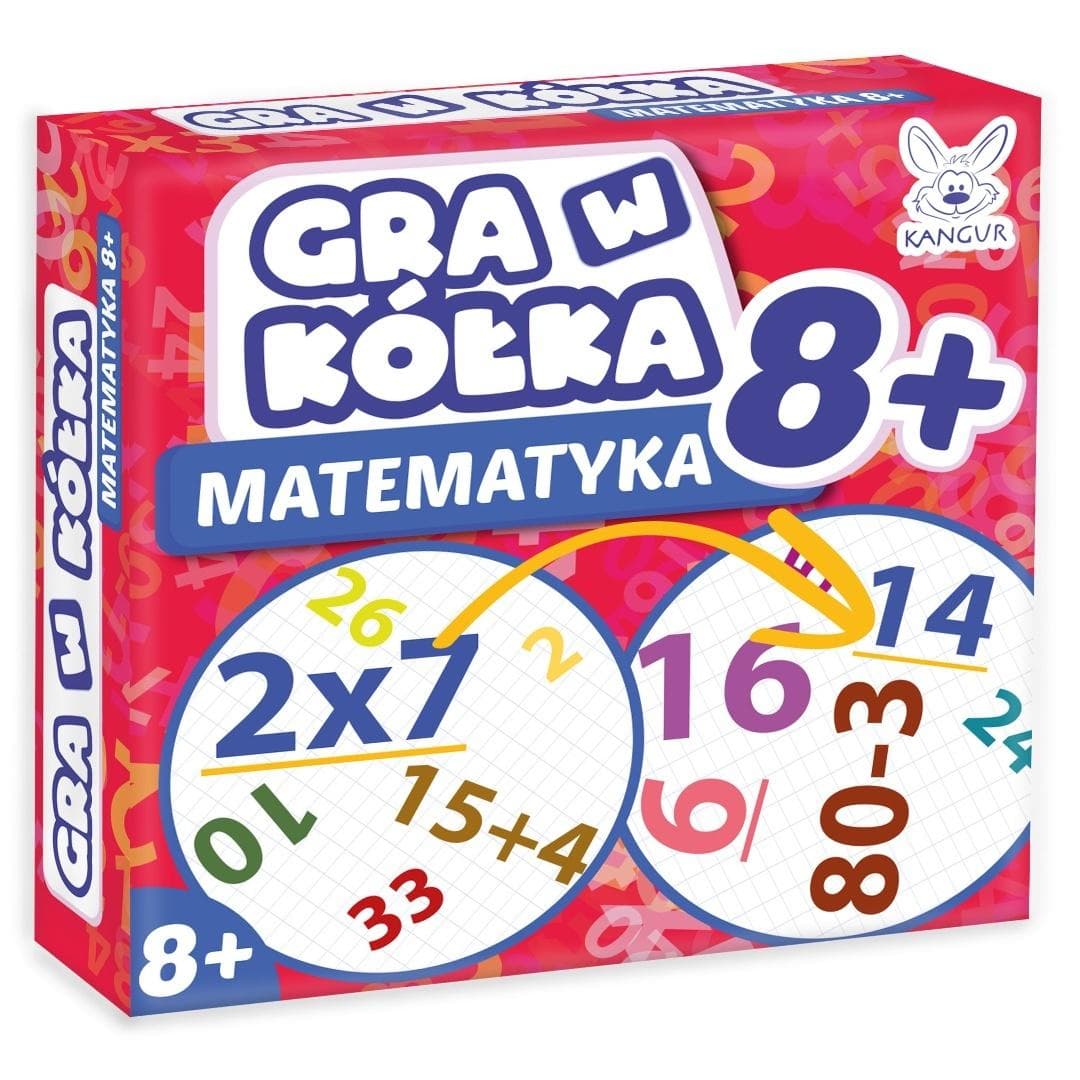 Gra w Kółka Matematyka 8+ gra towarzyska Kangur