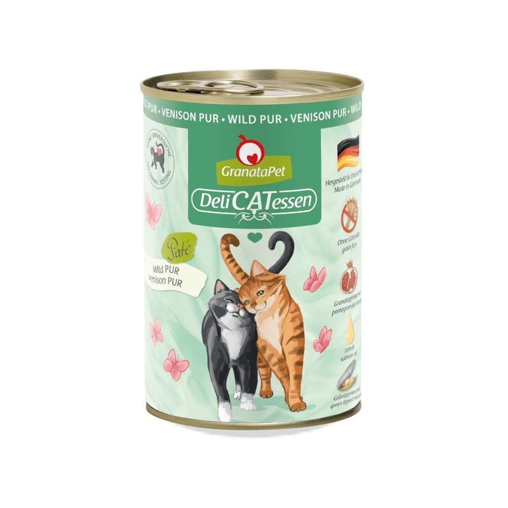 GranataPet Karma Mokra dla Kota Dziczyzna DeliCatessen 400g