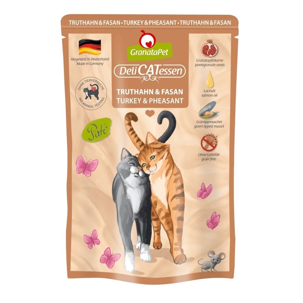 GranataPet DeliCatessen karma mokra dla kota indyk i bażant 85g