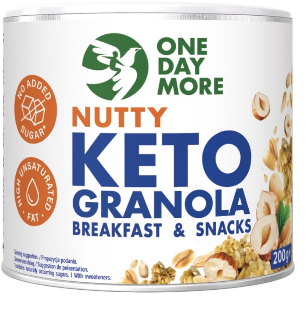 OneDayMore Nutty Keto Granola 200g