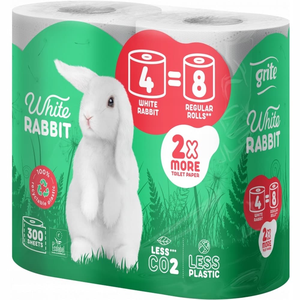 Grite White Rabbit papier toaletowy 4 rolki