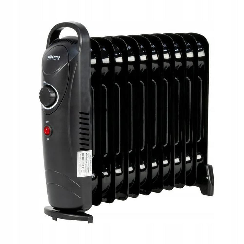 Grzejnik olejowy Voltano 11 żeberek 600/1200W czarny