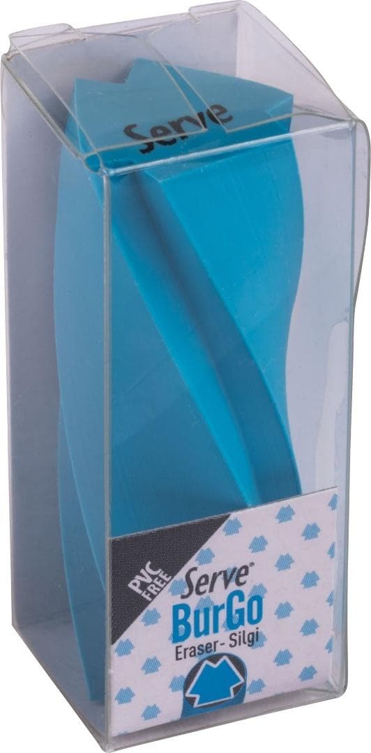 Gumka do mazania neonowa niebieska 50 x 20 mm Serve