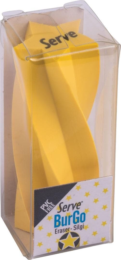 Gumka do mazania Burgo neon żółta 20x50 mm bez ftalanów