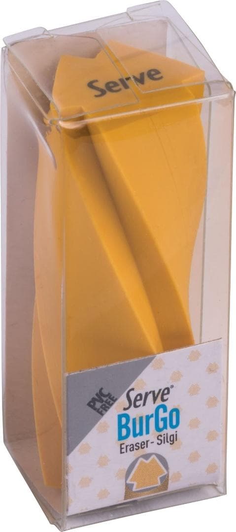 Gumka do mazania pastelowa żółta 20 x 50 mm ergonomiczna bez PVC