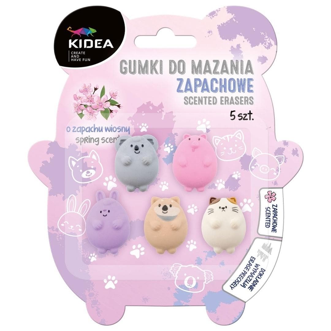 Gumki do mazania zapachowe 5szt. Kidea