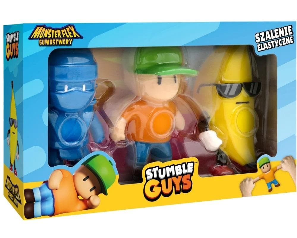 Stumble Guys Gumowe figurki zestaw 3 sztuki