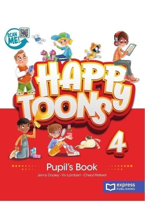 Happy Toons 4 ed. międzynar. PB + DigiBook (kod) - Jenny Dooley, Viv Lambert, Cheryl Pelteret
