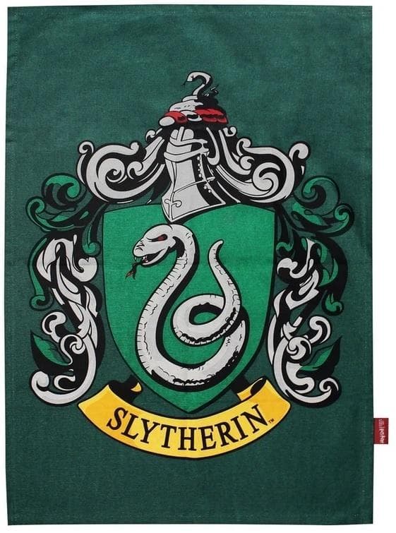 Harry Potter Ręcznik kuchenny 65x45cm Herb Slytherinu