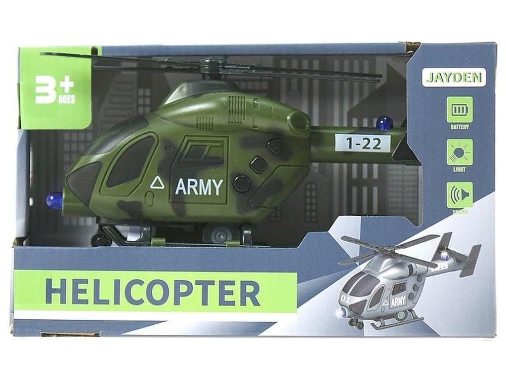 Helikopter na baterie ze światłem i dźwiękiem