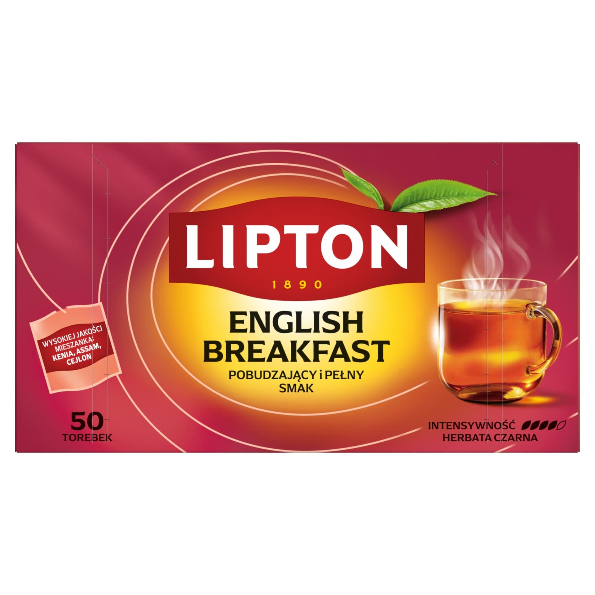 Lipton English Breakfast 100 g (50 torebek)